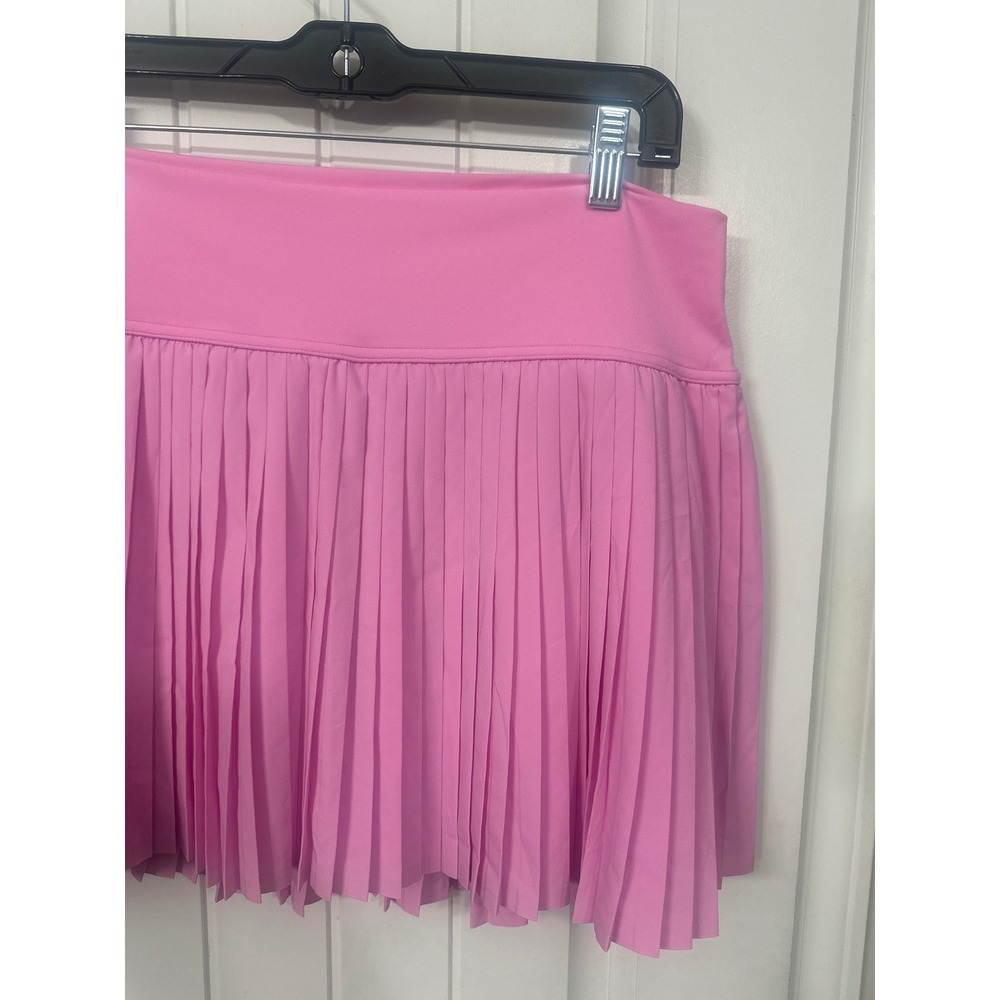 Aerie OFFLINE Pleated Tennis Skirt Pink Athletic Skort XL 170-6498-1148 - Picture 3 of 9